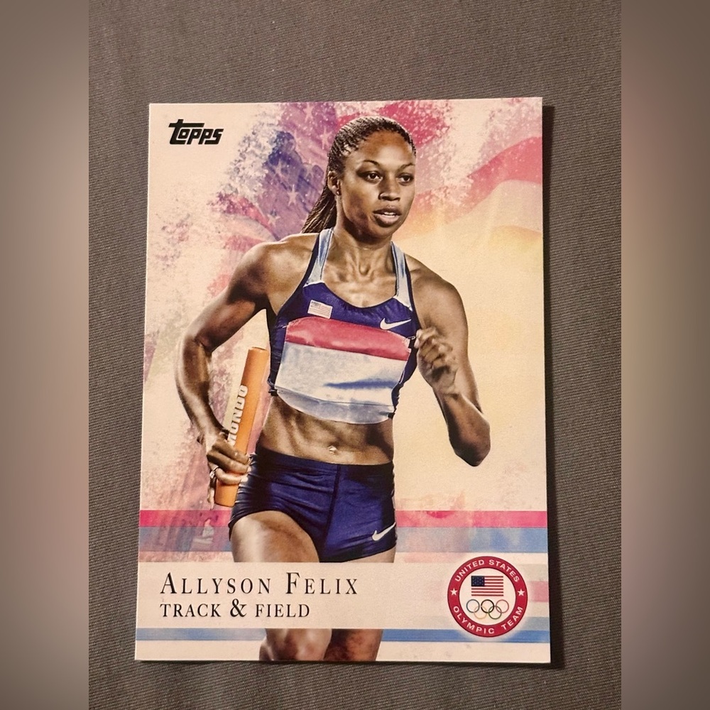 2012 Allyson Felix Topps card